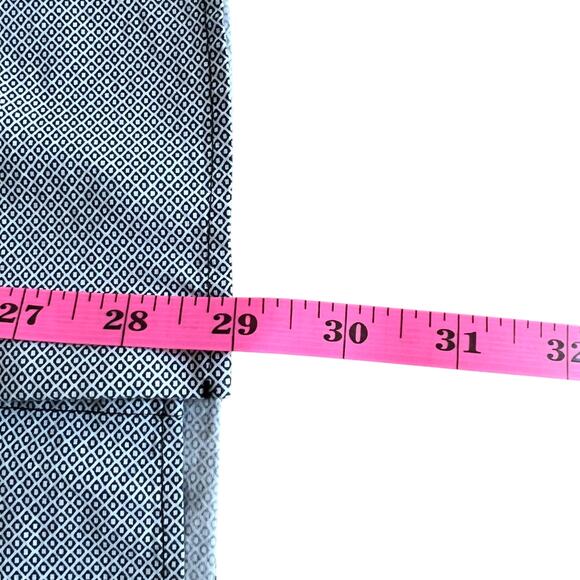 Calvin‎ Klein Mens Infinite Gray Diamond Print Button Up Long Sleeve Size L Work - Picture 6 of 8